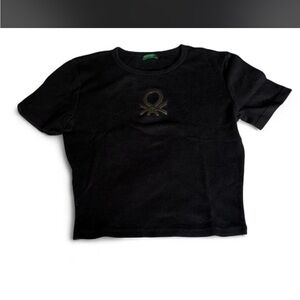 United Colors Of Benetton Classic Black Women’s tee